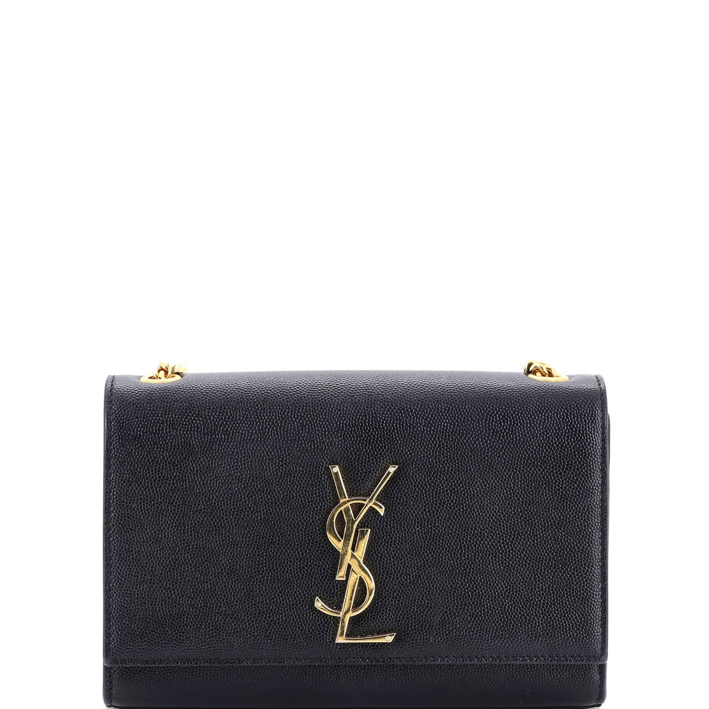 Saint Laurent Classic Monogram Crossbody Bag Grainy Leather Small