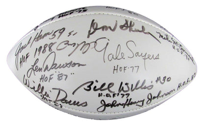 Nfl Hall Of Famers Multi-Autographed (21) Wilson
