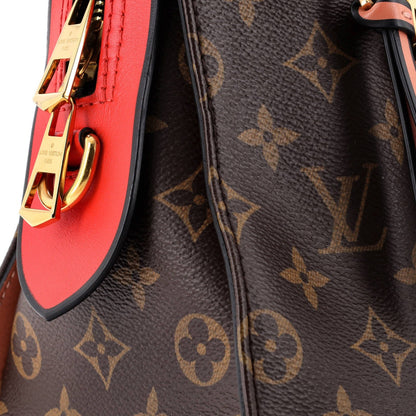 Louis Vuitton Tuileries Handbag Monogram Canvas With Leather