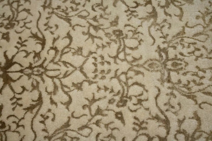 7X10 Ft Hand-Knotted Wool & Silk Oriental Rug 400
