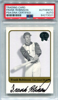 Frank Robinson Autographed 2001 Fleer Greats Of