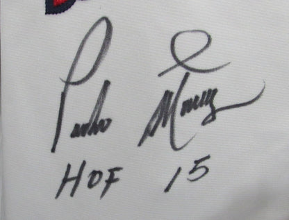 Pedro Martinez Hof Autographed/Ins Mitchell & Ness Jersey Red Sox Beckett 176376