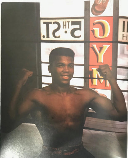 Muhammad Ali Signed Soft Cover Book (Sportscard Guaranty Authentic)