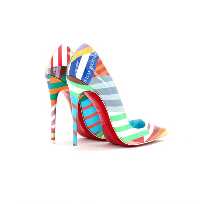 Christian Louboutin Women'S So Kate Pumps Printed Patent 120