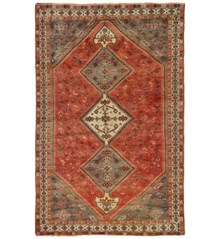 Muted Semi-Antique Tribal Design Wool Oriental