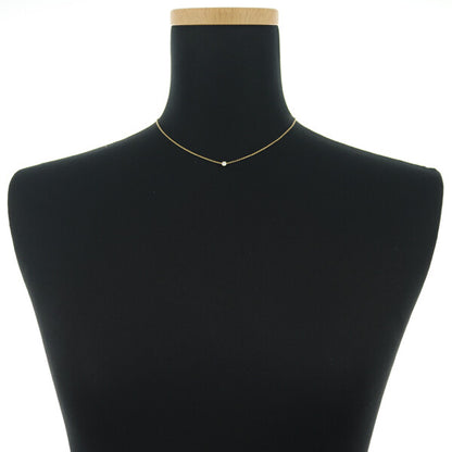 Ahkah Necklace Saltier Round Diamond 0.15Ct 18K