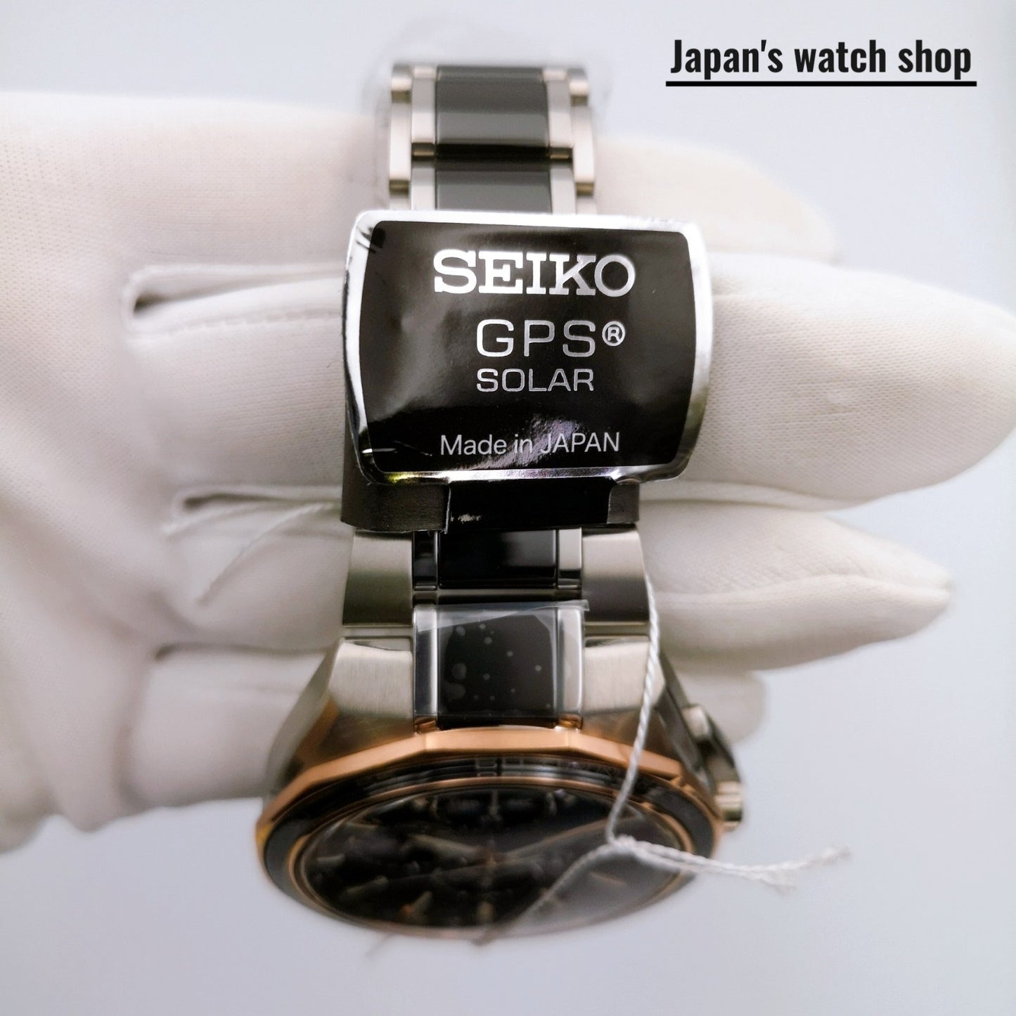 Seiko Astron Sbxc180 Black Gps Solar Titanium Men'S Watch New In Box