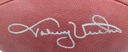 Johnny Unitas Hof Signed/Auto Wilson Nfl Football