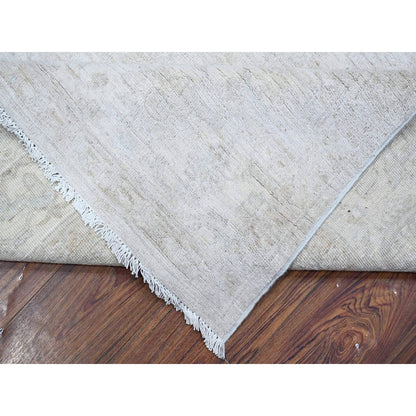8'1"X9'9" Unique Gray Ziegler Mahal Design Hand Knotted Wool Oriental Rug