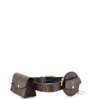Louis Vuitton Daily Multi Pocket Belt Monogram Canvas Medium