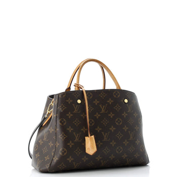 Louis Vuitton Montaigne Handbag Monogram Canvas Mm