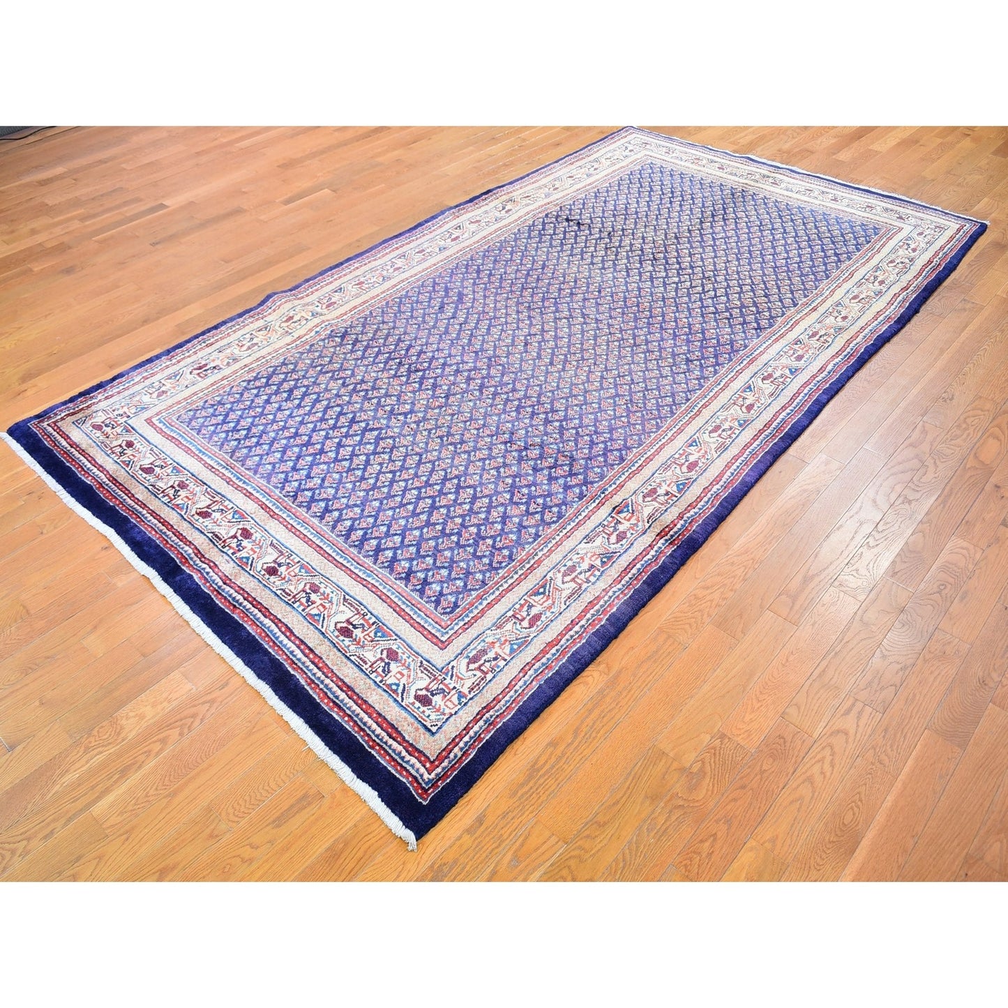 6'1"X11'4" Semi Antique Seravan All Over Botteh Design Wide Runner Rug