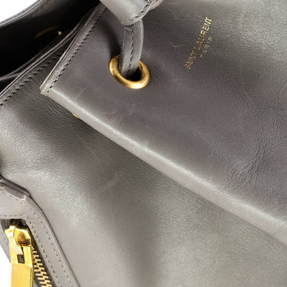 Saint Laurent Emmanuelle Bucket Bag Leather Large