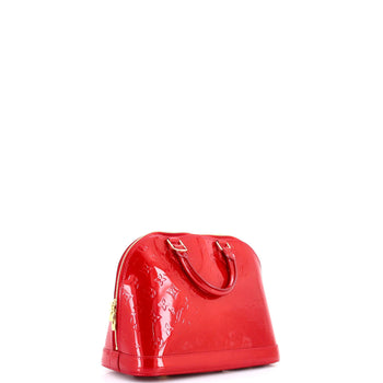 Louis Vuitton Alma Handbag Monogram Vernis Pm