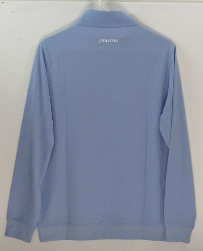 2024 Masters Tech Blue Hidden Zipper 1/4 Zip Pullover  Small Nwt 188881