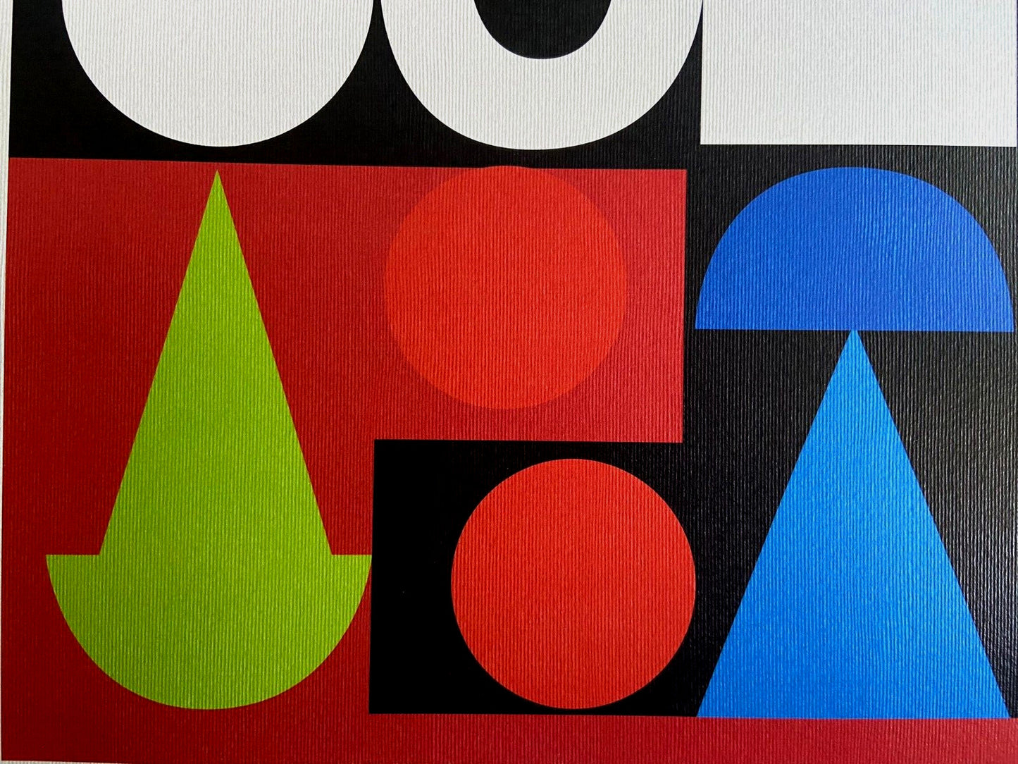 Auguste Herbin Lithograph Hand Numbered Coa (Sonia Delaunay)