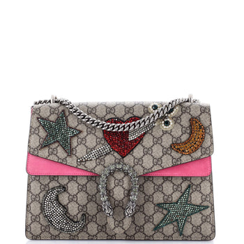 Gucci Dionysus Bag Embellished Gg Coated Canvas Medium