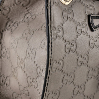 Gucci Emily Chain Flap Shoulder Bag Guccissima Leather Small