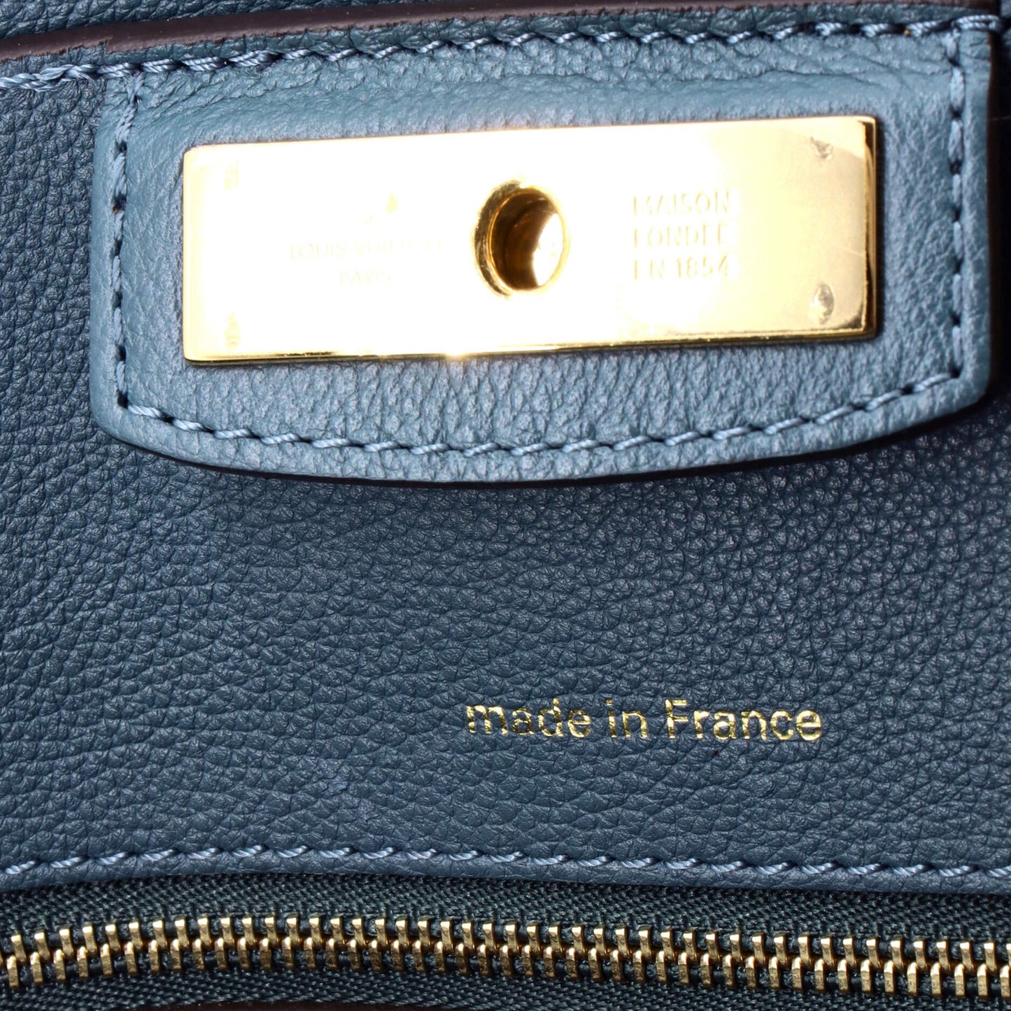 Louis Vuitton Steamer Handbag Leather Mm