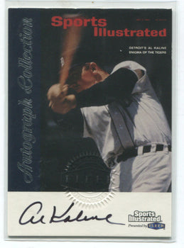 1999 Fleer Sports Ilustrated Autograph Collection Al Kaline Card