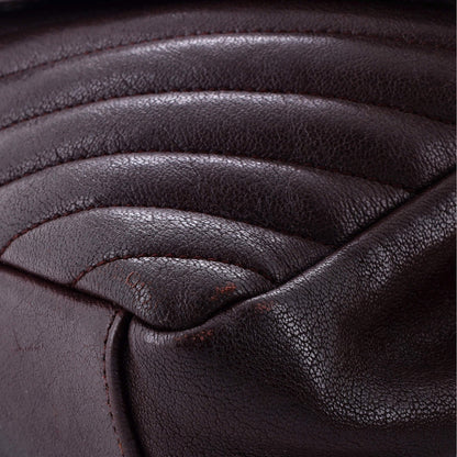 Saint Laurent Classic Monogram College Bag Matelasse Chevron Leather Medium