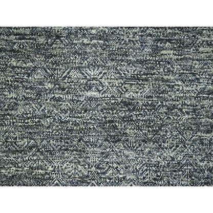 9'X12'1" Nickel Gray Kohinoor Herat Design Pure Wool Hand Knotted Rug