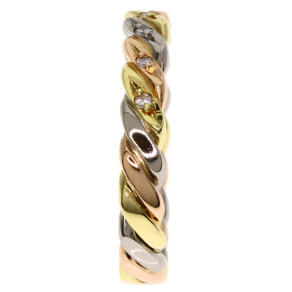 Dior Twist 5P Diamond Ring K18 Yellow Gold K18