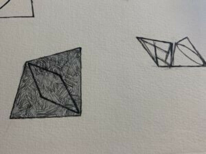 Robert Mangold 1989 Original Etching Aquatint Pencil Signed Ap10 Minimalism Art
