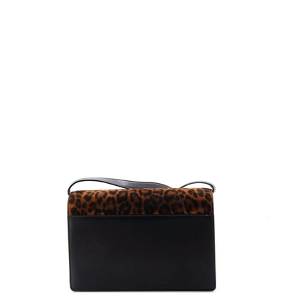 Saint Laurent Bellechasse Shoulder Bag Suede And Printed Pony Hair Medium