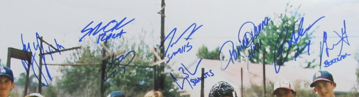 "Sandlot" Multi-Signed/Inscribed By 8 Cast