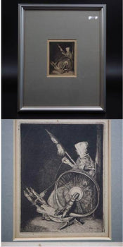 Franois Bonvin Etching 