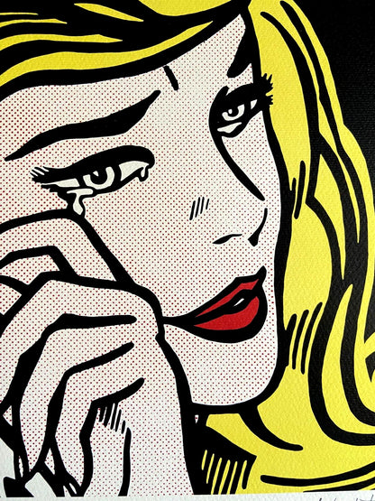 Roy Lichtenstein Lithograph Coa E Numerata A Mano Firmata Certificata