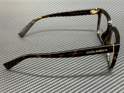 Dolce & Gabbana Dg3422 502 Havana Brown Men'S 53