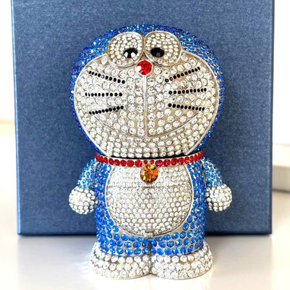 Rare Doraemon Crystal Figure Licensed 2006 Fujiko