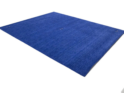 Royal Blue Pictorial Style 8X10 Gabbeh Modern Rug