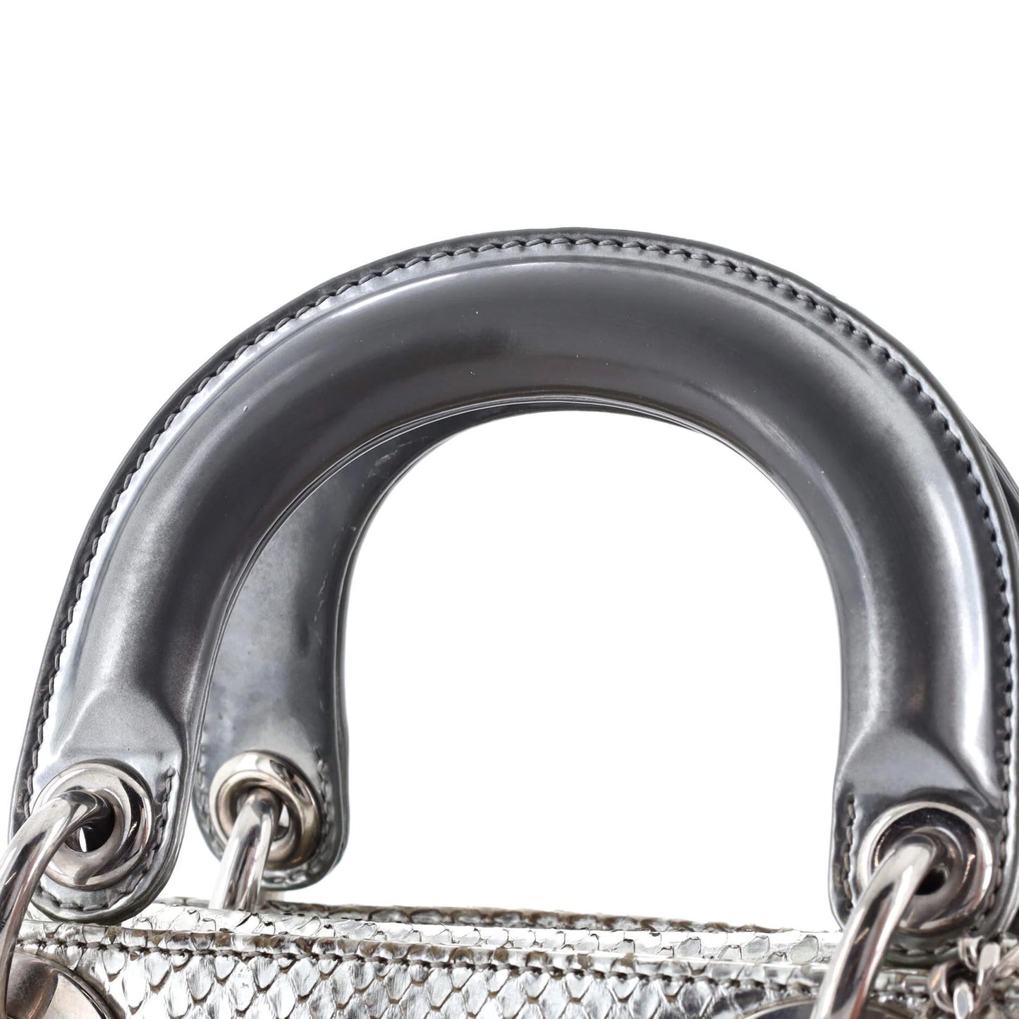 Christian Dior Lady Dior Bag Python Mini