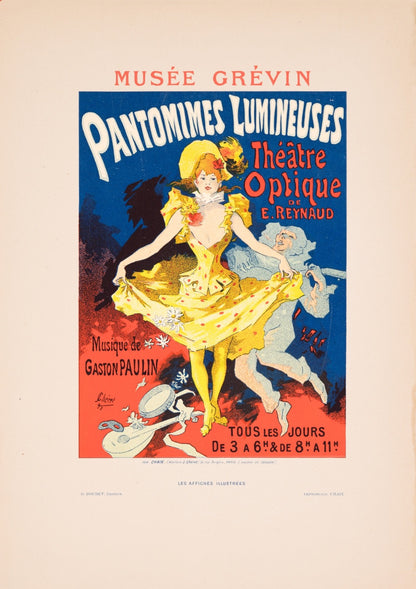 1896 Musee Grevin Pantomimes Jules Cheret For Les Affiches Illustrees