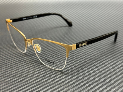 VERSACE VE1304 1002 Gold Black Women's 52 mm Eyeglasses