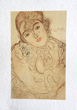 Gustav Klimt Lithograph Coa Numbered Pencil