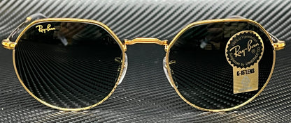 RAY BAN RB3565 919631 Gold Round 53 mm Unisex Sunglasses