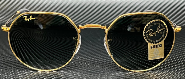 RAY BAN RB3565 919631 Gold Round 53 mm Unisex Sunglasses