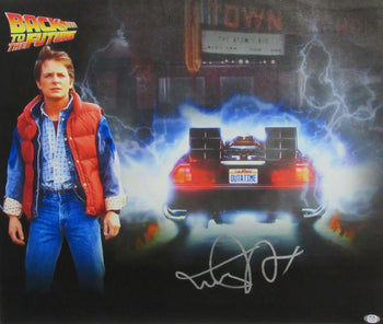 Michael J Fox Signed/Auto Back To The Future