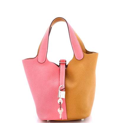 Hermes Picotin Lock Bag Bicolor Clemence Pm