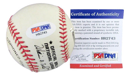 Willie Mays Hof Autographed Onl Baseball San Francisco Giants Psa/Dna 182184