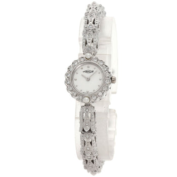 Select Watch Heiwado Round Face Diamond Watches 1L004.52 Platinum Pt950/Pt95...