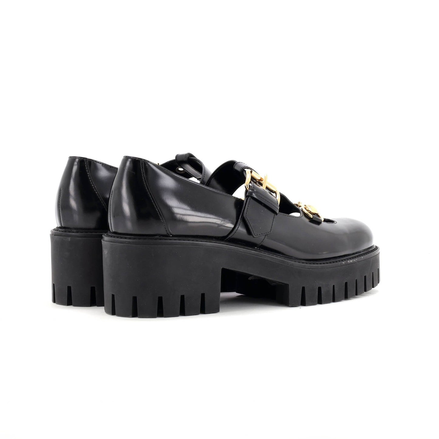 Gucci Women'S Horsebit Mary Jane Loafers Leather