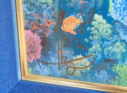 John Al Hogue Hand Colored With Diamonds Signed