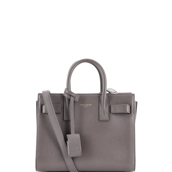Saint Laurent Sac De Jour Bag Leather Nano