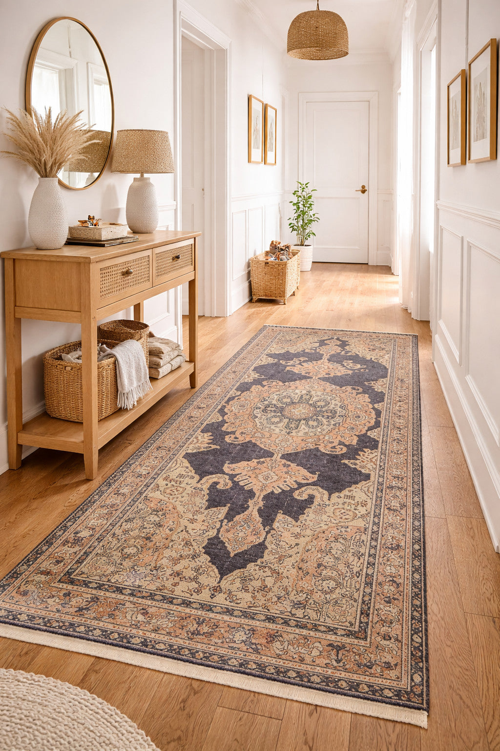 5X11 Handmade Antique Oriental Rug Tribal Design Carpet Living Room Decor