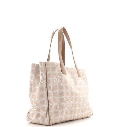 Chanel Travel Line Shoulder Bag Nylon Medium